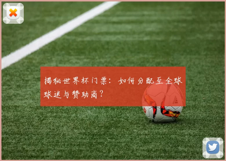 揭秘世界杯门票:如何分配至全球球迷与赞助商?