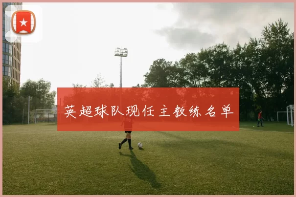 英超球队现任主教练名单